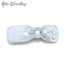 Swarovski Crystals Ribbon Hair Clip - Her Jewellery