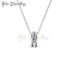 Swarovski Crystals Square Roller Pendant - Her Jewellery