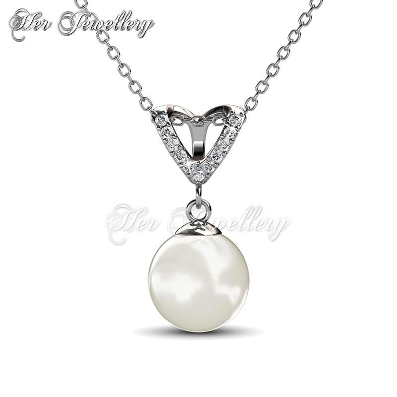 Swarovski Crystals Venus Pearl Pendant - Her Jewellery