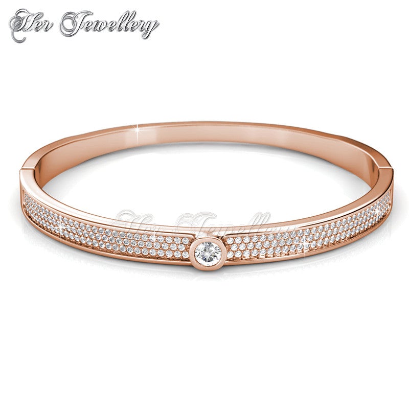 Swarovski Crystals Pamela Stone Bangle - Her Jewellery