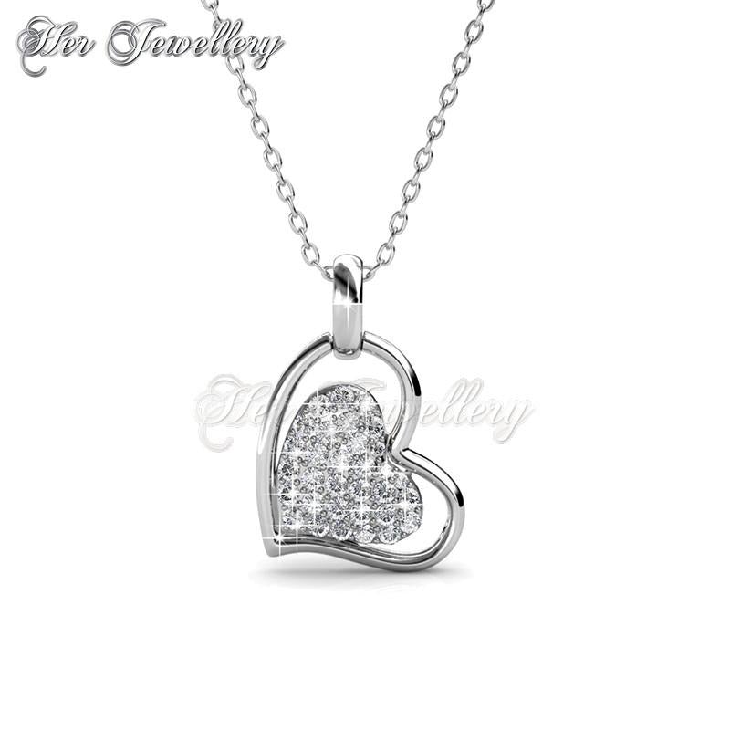 Swarovski Crystals Love Protection Pendant - Her Jewellery