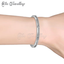 Swarovski Crystals Elegant Bangle - Her Jewellery
