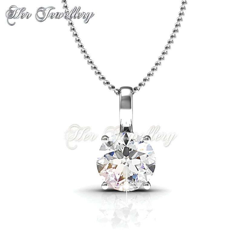 Swarovski Crystals Solitaire Set - Her Jewellery