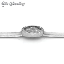 Swarovski Crystals Glamour Leather Watch‏ - Her Jewellery