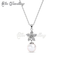 Swarovski Crystals Bloom Pearl Set - Her Jewellery