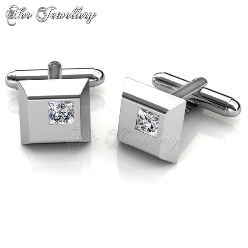 Swarovski Crystals Cufflink Bundle Set - Her Jewellery