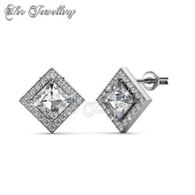 Swarovski Crystals Squarish Set - Her Jewellery