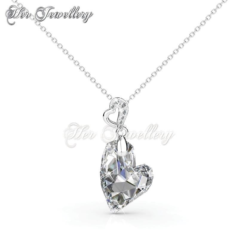 Swarovski Crystals Purely Heart Pendant - Her Jewellery