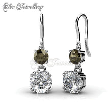 Swarovski Crystals Snowman Hook Earrings - Her Jewellery