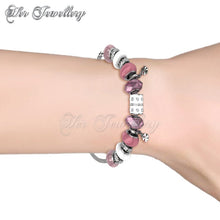 Swarovski Crystals Charm Bracelet Combo Set - Her Jewellery