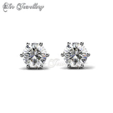 Swarovski Crystals Trinity Earrings Set - Her Jewellery