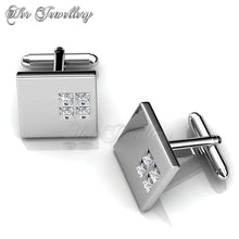 Swarovski Crystals Cufflink Bundle Set - Her Jewellery