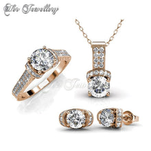 Swarovski Crystals Eve Combo Set - Her Jewellery