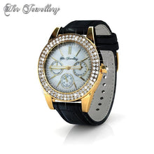 Swarovski Crystals Sonia Leather Watch - Her Jewellery