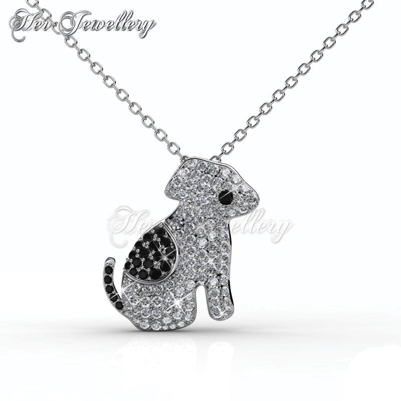 Swarovski Crystals Doggie Pendant‏ - Her Jewellery