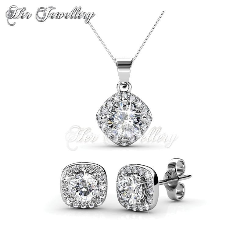 Swarovski Crystals Cushy Set - Her Jewellery