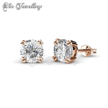 Swarovski Crystals Lowe Solitaire Earrings - Her Jewellery