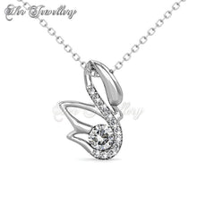 Swarovski Crystals Swan Pendant‏ - Her Jewellery