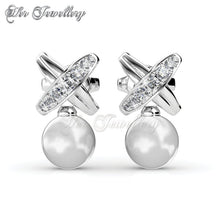 Swarovski Crystals Pearlynn Earrings Set - Her Jewellery