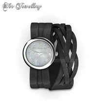 Swarovski Crystals Wrap Leather Watch - Her Jewellery