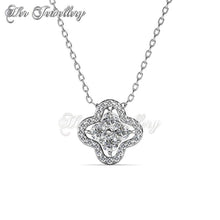 Swarovski Crystals Elegant Clover Pendant - Her Jewellery