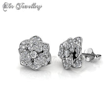 Swarovski Crystals Sweet Rosy Earrings - Her Jewellery