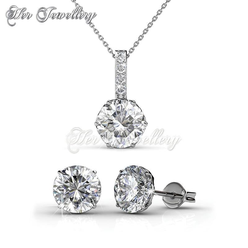 Swarovski Crystals Kristine Set - Her Jewellery