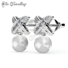 Swarovski Crystals Pearlynn Earrings Set - Her Jewellery