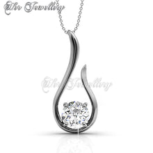 Swarovski Crystals Hope Silver Pendant - Her Jewellery