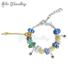Swarovski Crystals Roman Charm Bracelet - Her Jewellery
