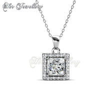 Swarovski Crystals Squarish Set - Her Jewellery