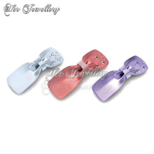 Swarovski Crystals Ribbon Hair Clip Set of 3 - Her Jewellery