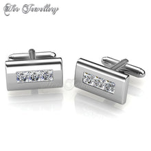Swarovski Crystals Cufflink Bundle Set - Her Jewellery