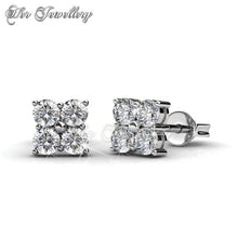 Swarovski Crystals Classy Sweet Earrings Set - Her Jewellery