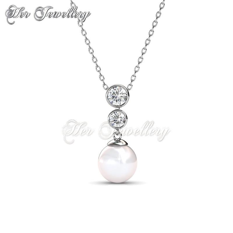 Swarovski Crystals Bubbly Pearl Pendant - Her Jewellery