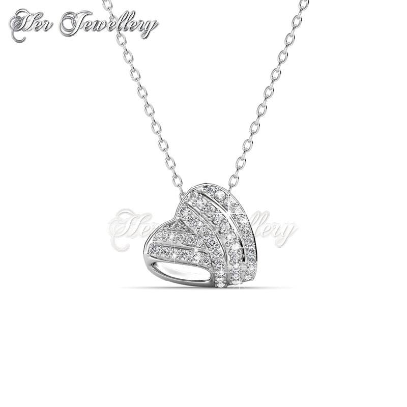 Swarovski Crystals Love Actually Pendant - Her Jewellery