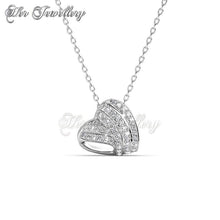 Swarovski Crystals Love Actually Pendant - Her Jewellery