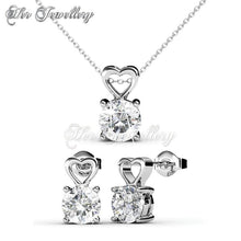 Swarovski Crystals Sweet Love Set - Her Jewellery