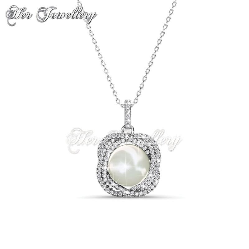 Swarovski Crystals Majestic Pearl Pendant - Her Jewellery