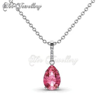 Swarovski Crystals Dew Drop Pendant - Her Jewellery