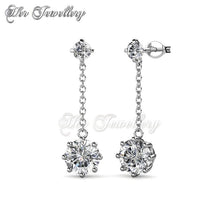 Swarovski Crystals Dazzling Jane Earrings - Her Jewellery