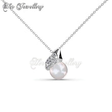 Swarovski Crystals Pearlie Shell Pendant - Her Jewellery