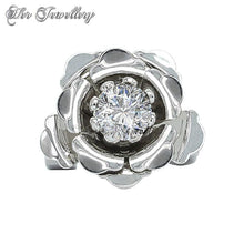 Swarovski Crystals Peony Brooch - Her Jewellery