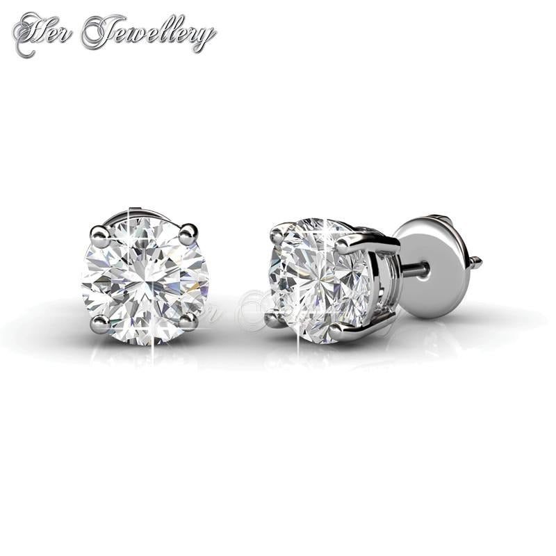 Swarovski Crystals Crystal Stud Earrings - Her Jewellery