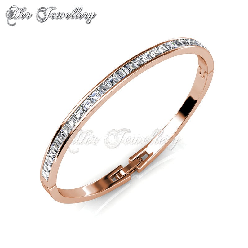 Swarovski Crystals Chic Bangle - Her Jewellery