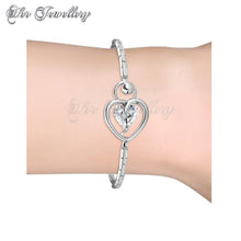 Swarovski Crystals Lovsie Bangle - Her Jewellery