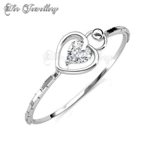 Swarovski Crystals Lovsie Bangle - Her Jewellery