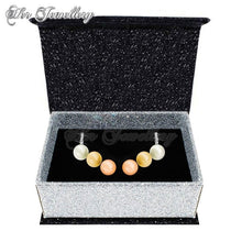 Swarovski Crystals Sophie Pearl Earrings Set - Her Jewellery