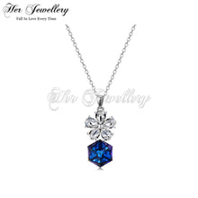 Square Coral Pendant