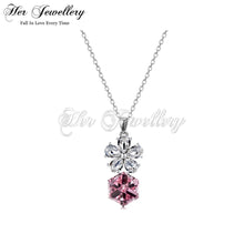 Square Coral Pendant